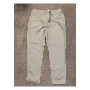 American Eagle Tan Joggers Size Large!